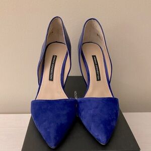 French Connection – NEW Elvia D'Orsay Pump Heel Blue 9.5 M ($125)